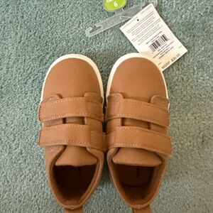 Gerber Tan Baby Shoes with Velcro Straps